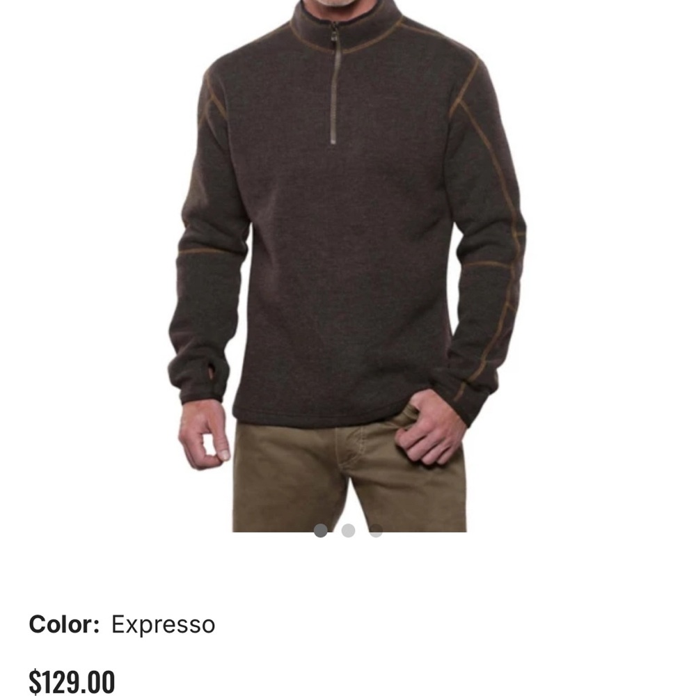 NWOT Kuhl Men’s Quarter Zip